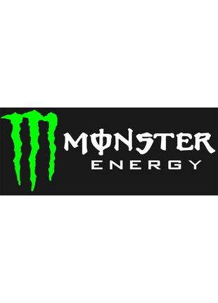 Наклейка - monster energy на капот - біла