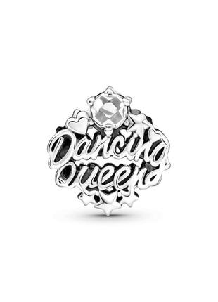 Серебряный шарм для браслетов пандора "королева танцпола" 799524c01