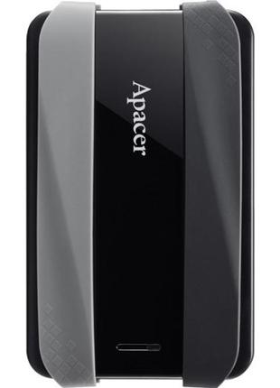 Накопичувач зовнішній hdd 2.5 usb 1.0tb apacer ac533 black (ap1tbac533b-1) (код товару:34374)