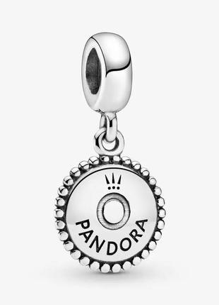 Серебряный шарм для браслетов пандора логотип 791169