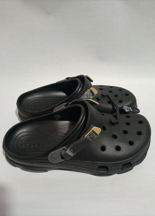 Crocs classic all-terrain clog 206340-001 крокси оригінальні 47 тапки шльопанці резинові сандалі літо 49 нові