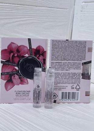 Пробник парфуми парфуми flowerbomb ruby orchid viktor&amp;rolf