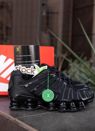Nk140 кроссовки в стиле nike shox tl black6 фото