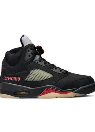 Nike air jordan 5 retro gore-tex off noir 41