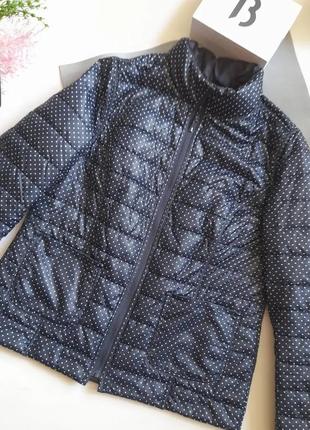 Легкая и теплая деми куртка на 2 стороны р 14 otto