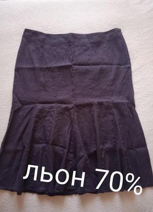 Юбка лен m&s 20р
