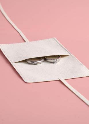 Высококачественная сумка-конверт из микрофибры для украшений