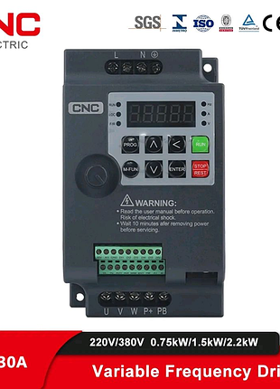 Частотний перетворювач cnc 2.2 квт 380в