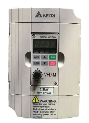 Частотник 2.2 квт (380v) частотный преобразователь delta vfd022m43b звезда
