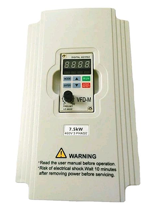 Частотник  7.5 квт (380v) частотный преобразователь delta vfd075m43a 7.5 квт (380v) 13.8 квт  18 ампер звезда