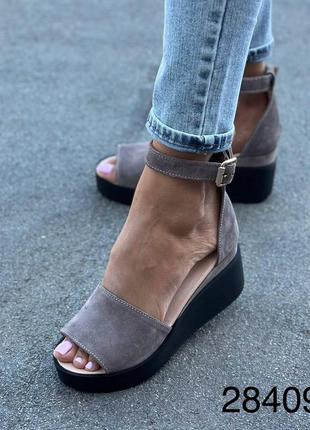 Натуральная кожа замша все размеры сандалии