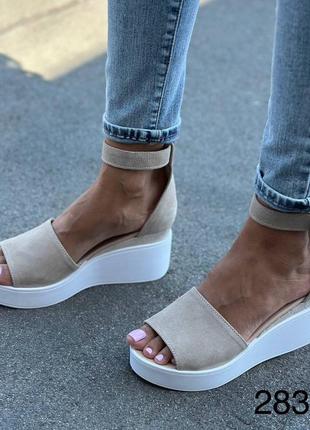 Натуральная кожа замша все размеры сандалии