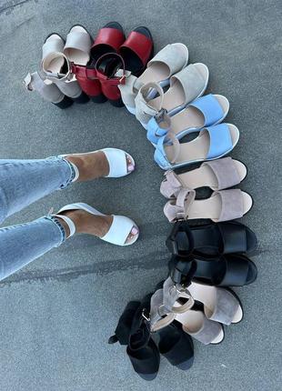 Натуральная кожа замша все размеры сандалии