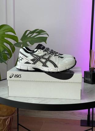 Кросівки білі з чорним asics gel-kahana 8 marathon running shoes/sneakers