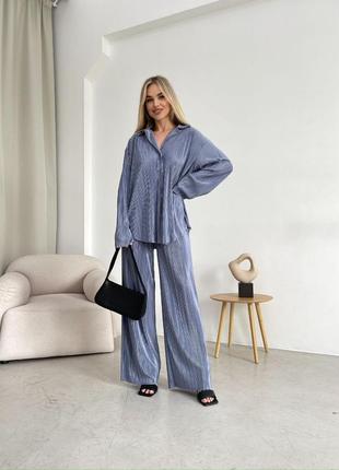 Костюм брючный гофре