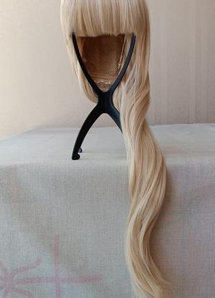 Длинный парик блонд, новая, с чутчиком, термостойкая, парик