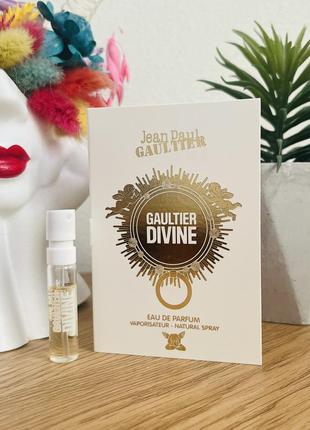 Оригинальный пробник парфюма папфюмированная вода jean paul gaultier gaultier divine