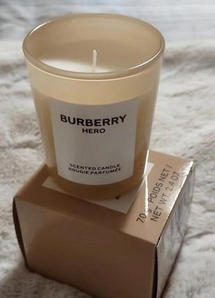 Burberry hero свеча свечка папфумированная