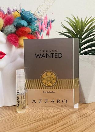 Оригинальный пробник парфюмированная вода azzaro wanted eau de parfum