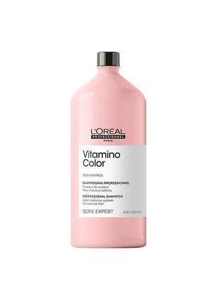 Шампунь для фарбованого волосся l'oreal professionnel serie expert vitamino color 1000 мл