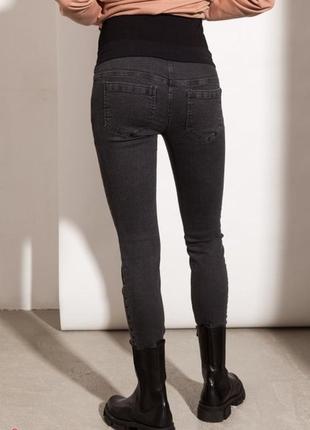Зручні сірі джинси , штани для вагітних h&m mama