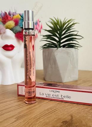Оригінал мініатюра парфум парфумована вода lancome la vie est belle rose extraordinaire