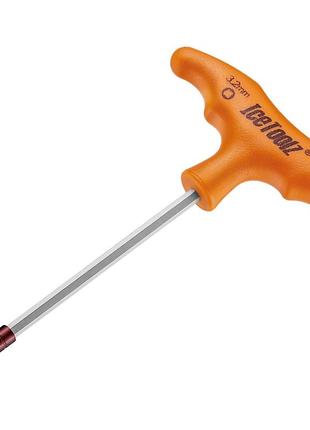 Ключ ice toolz 12c7 для спиць 5.5mm з т-подібною ручкою під шестигранний ніпель