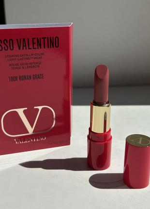 Valentino 	rosso valentino нова помада high pigment refillable lipstick 100r 1g