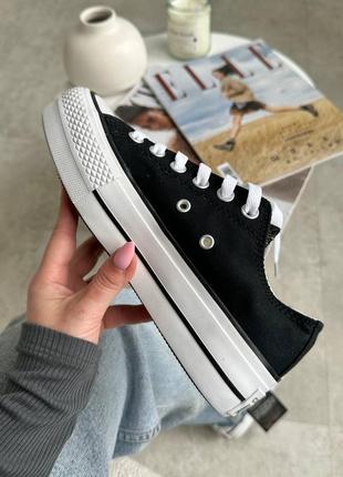 163522844 converse all star platform black white 2699 black converse chuck taylor all star high street ox big