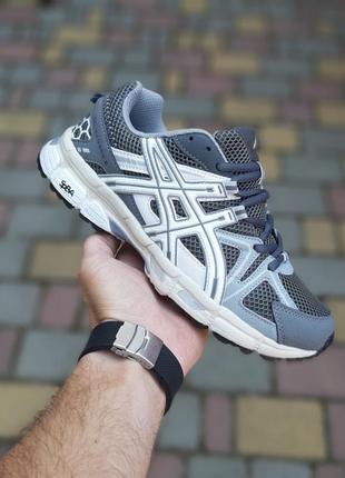 Asics gel kahana 8 сірі з білим