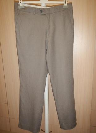 Льняные брюки брюки debenhams p.34r 100% лен