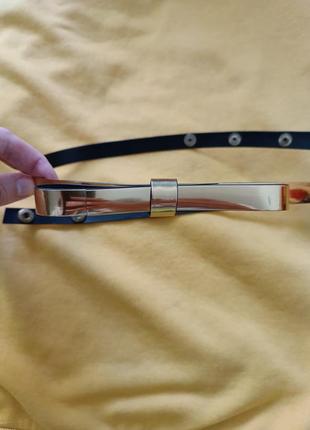 Пояс золотистый для платья