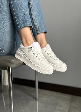 Кросівки nike air force shadow white