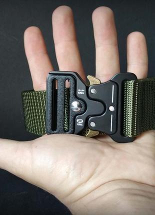 Ремень тактический олива 140 см assaulter belt с металлической лучшая цена на pokuponline1 фото