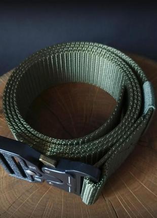 Ремень тактический олива 140 см assaulter belt с металлической лучшая цена на pokuponline9 фото