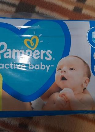 Підгузки pampers active baby