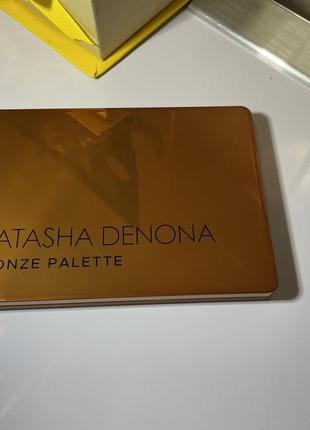 Палитра теней от natasha denona - bronze palette. оригинал