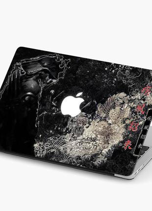 Чехол пластиковый для apple macbook pro / air самурай (samurai) макбук про case hard cover прозрачный macbook