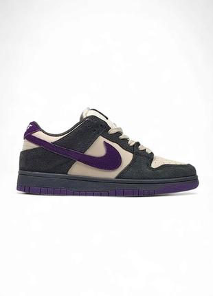 Кросівки nike sb dunk  •grey purple• арт #308