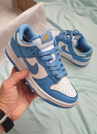 Кроссовки nike sb dunk low •blue white• арт #278