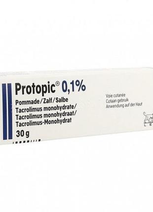 Крем протопік 0,1% protopik 0,1% 30g такролимус протопік
