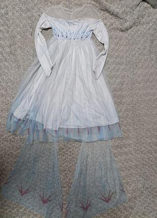 Карнавальное платье эльза холодное сердце 6-7 лет