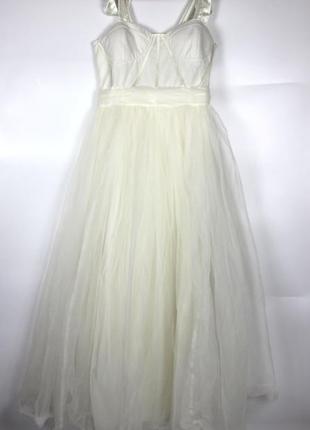 9837567(defect) сукня білий 44