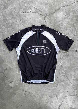 Boretti- cycling zip t-shirt y2k/ vintage/ 00s streetwear