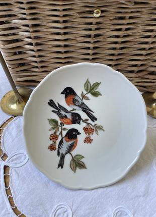Hutschenreuther porcelain plate тарелка винтаж ручная роспись