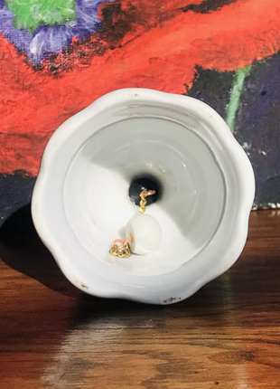 Винтаж. фарфоровый звонок "menton", коллекция фарфора. франция