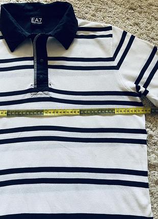 Футболка поло emporio armani оригинал  бренд ea7 тенниска cotton большой размер xl, xxl, l4 фото