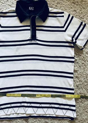 Футболка поло emporio armani оригинал  бренд ea7 тенниска cotton большой размер xl, xxl, l5 фото