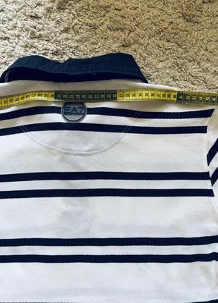 Футболка поло emporio armani оригинал  бренд ea7 тенниска cotton большой размер xl, xxl, l7 фото