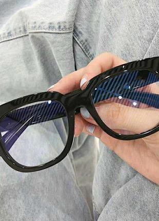 4-73 окуляри для іміджу з прозорою лінзою оправа окуляри для іміджу з прозорою лінзою